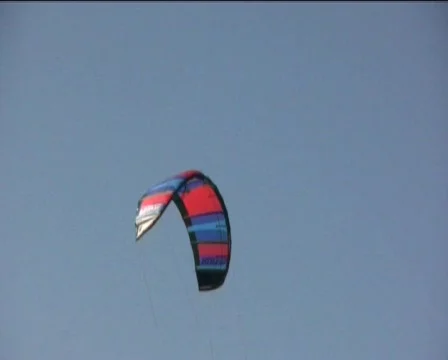 Paragliding fly  Stock Footage 551650