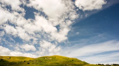 Paragliding flying on a clouds Video stock 65248225