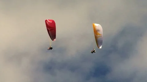 Paragliding Stock Footage 8560493