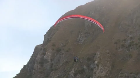 Paragliding Stock Footage 8691061