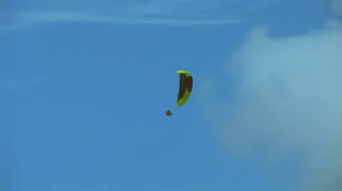 Paragliding Stock Footage 24169723