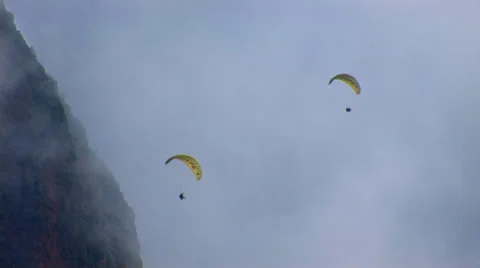 Paragliding Stock Footage 24170004