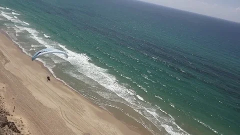 Paragliding Stock Footage 82414655