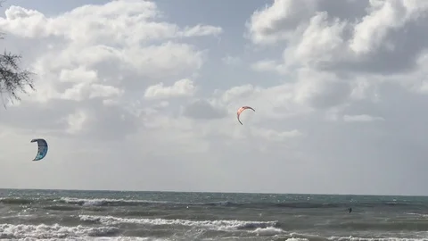 This is the paragliding 스톡 동영상 128132408