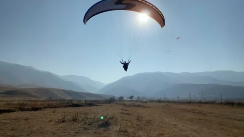 Paragliding Video stock 142809888