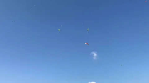 Paragliding Stock Footage 168222939