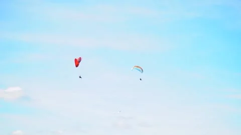Paragliding Stock Footage 168943211