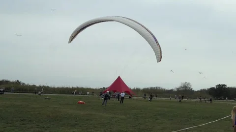 Paragliding Stock Footage 237509972