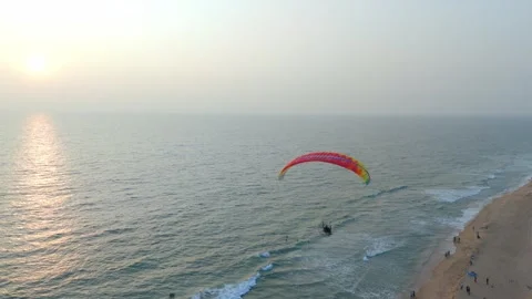 Paragliding Video stock 297945943