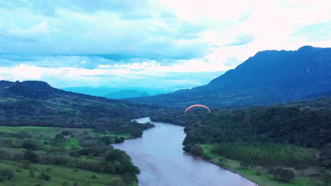 PARAGLIDING Stock Footage 305950127