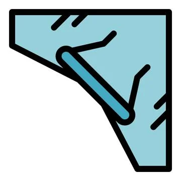 Paragliding icon vector flat Stock Illustration