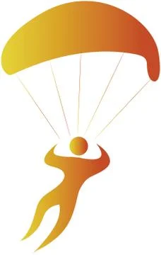 Paragliding Stock Illustration