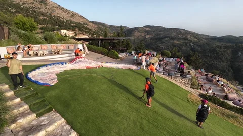 Paragliding Lefkada. Stock Footage 279024598