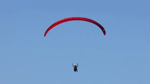 Paragliding Over Nambucca Heads Stockbeeldmateriaal 299893066