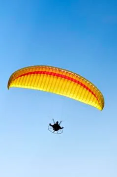 Paragliding Foto stock