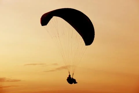 Paragliding Stock Photos