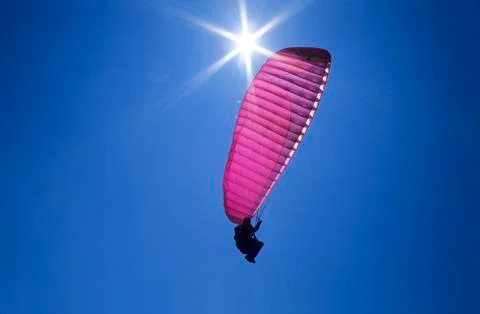 Paragliding Stock Photos