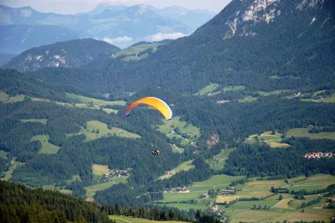 Paragliding Stock Photos