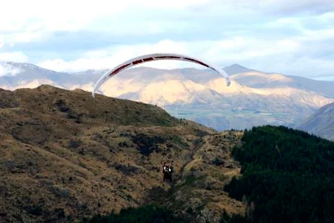 Paragliding Stock Photos