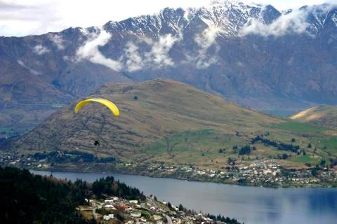 Paragliding Stock Photos
