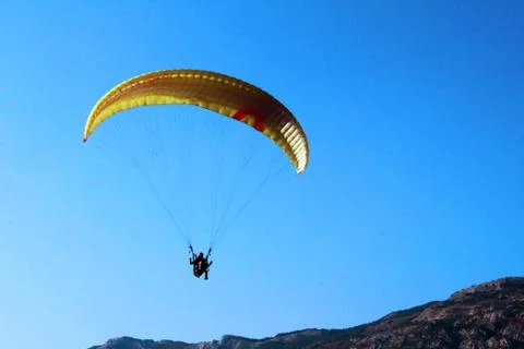 Paragliding Stock Photos