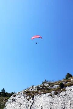 Paragliding Stock Photos