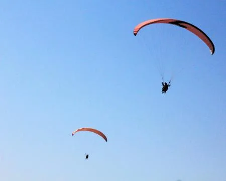Paragliding Stock Photos