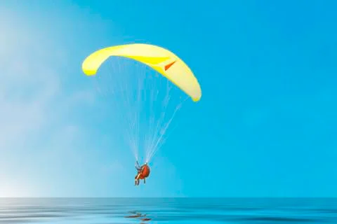 Paragliding Stock Photos