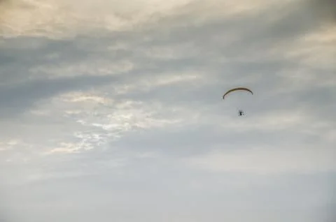 Paragliding Foto stock