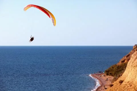Paragliding Fotos de archivo