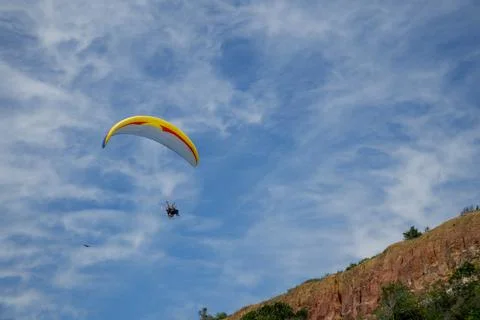 Paragliding Stock Photos