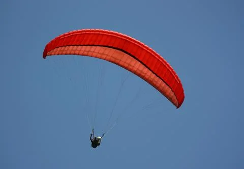 Paragliding 写真素材