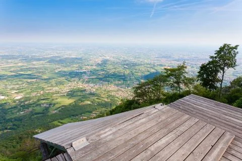 Paragliding platform Foto stock