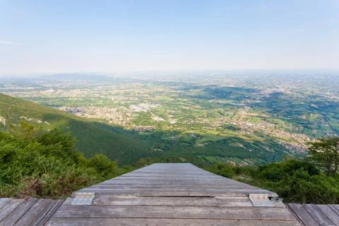 Paragliding platform Foto stock