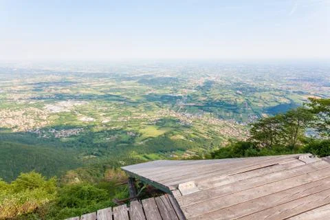 Paragliding platform Foto stock