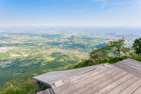 Paragliding platform Stock-Fotos