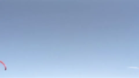 Paragliding through the sky 스톡 동영상 22102322