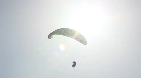 Paragliding In Turkey Video stock 42142579