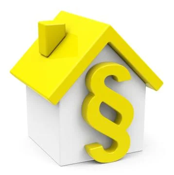 The paragraph house Stock Illustration