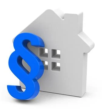 The paragraph house Stock Illustration