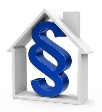 The paragraph house Stock Illustration