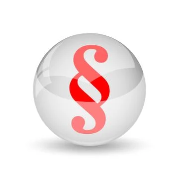 Paragraph icon. internet button on white background.. Stock Illustration