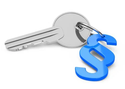 The paragraph key Stock Illustration