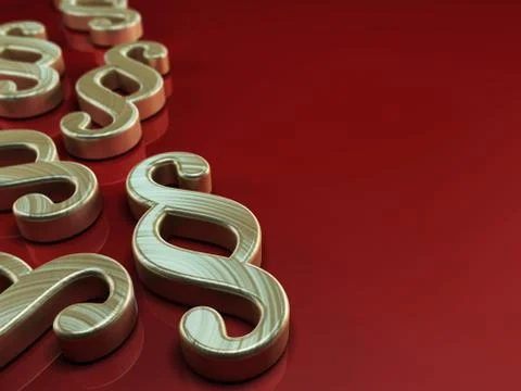 Paragraph Sign Stock Illustration