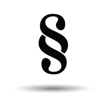 Paragraph symbol icon Stock Illustration