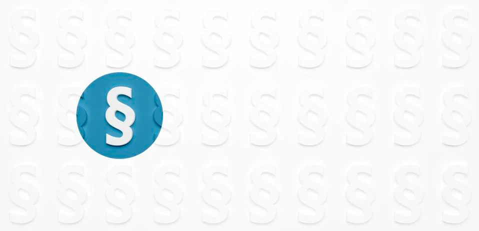 Paragraph Symbol Stock Illustration