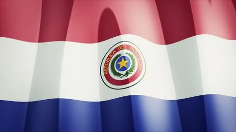 Paraguay Flag イラスト素材