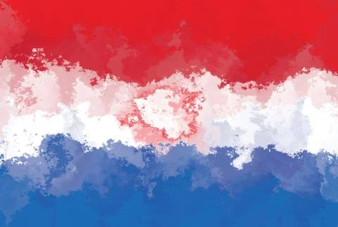 Paraguay flag Stockillustratie