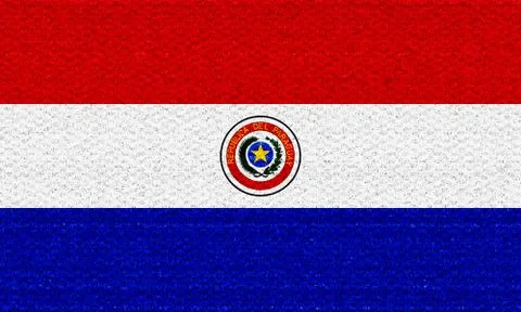 Paraguay flag イラスト素材