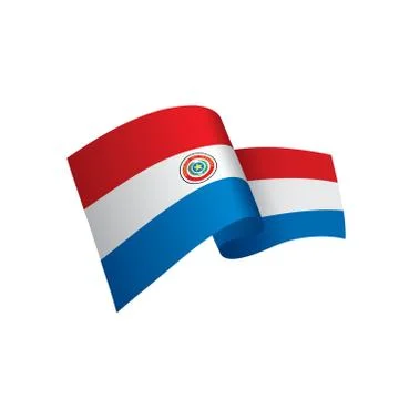 Paraguay flag, vector illustration イラスト素材